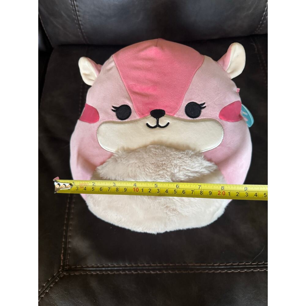 NWT Squishmallows Dianalee Pink Chipmunk 12” Plush Soft Toy - Picture 8 of 8